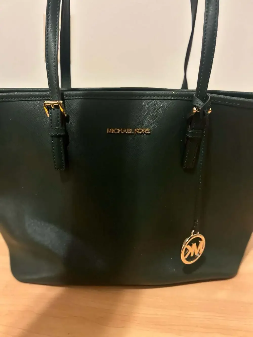 Michael Kors Jet Set Saffiano Leather Tote Bag
